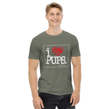 Load image into Gallery viewer, I LOVE PUPS - Men's staple tee