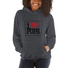 Load image into Gallery viewer, I LOVE PUPS - Unisex Hoodie (Black Logo)